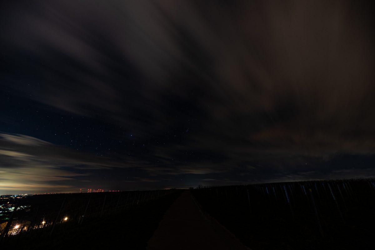 Sternehimmel Richtung Worms. (Foto: Andreas Lerg)